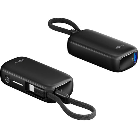 Goobay Powerbank 5.000 mAh – 20 W (schwarz, USB-C PD)