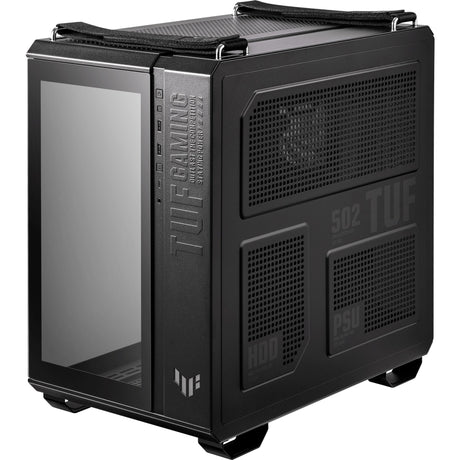 Asus TUF Gaming GT502 Plus Midi-Tower-Gehäuse (schwarz | 2x USB-A | 1x USB-C | gehärtetes Glas)