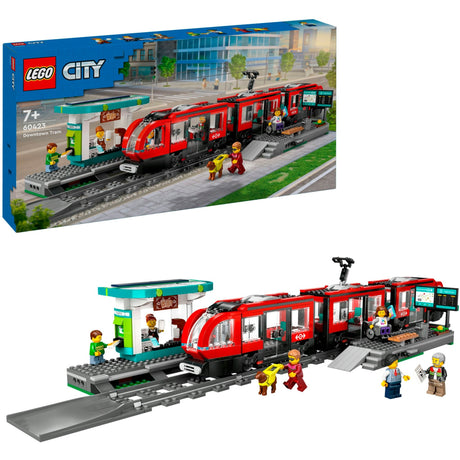 Lego City Straßenbahn und Bahnhof – 60423