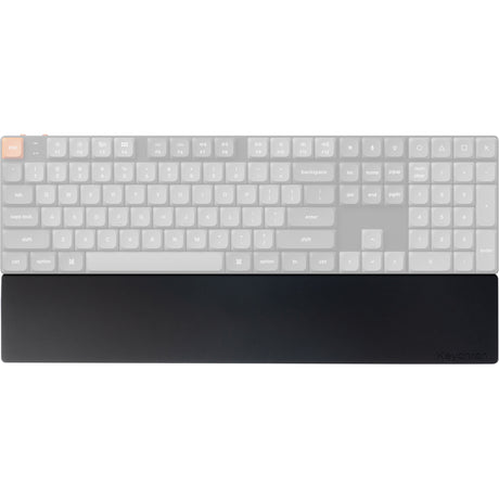 Keychron Silikon-Handballenauflage für k5 se k5 max k5 pro Handgelenkauflage (schwarz, niedriges Profil)