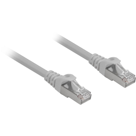 Sharkoon Netzwerkkabel SFTP, RJ-45 mit Cat.6a (grau, 0,25 Meter, halogenfrei)