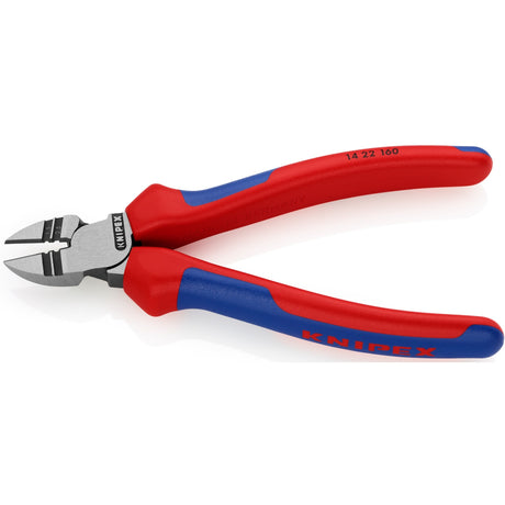 Knipex Abisolierzange 14 22 160 Schneidzange (rot blau, Länge 160mm, VDE geprüft)