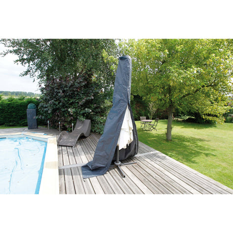 Naturgartenmöbelabdeckung für stehende Parasol (klein)