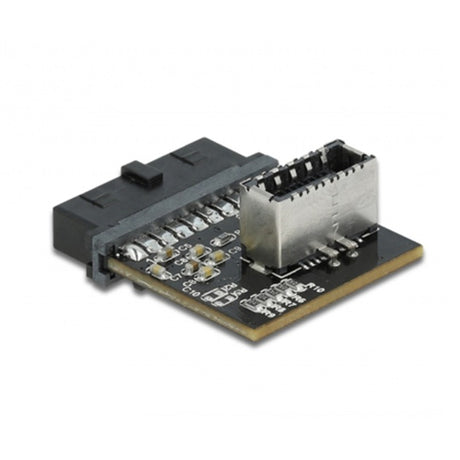Delock USB 3.0 Adapter Pin Header Buchse auf Internal Key A Buchse (schwarz)