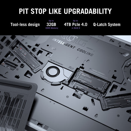 Asus rog strix g18 g815lp-s9164w 18 gaming laptop (donkergrijs | ultra 9 275hx | rtx 5070 | 32 gb | 1 tb ssd)