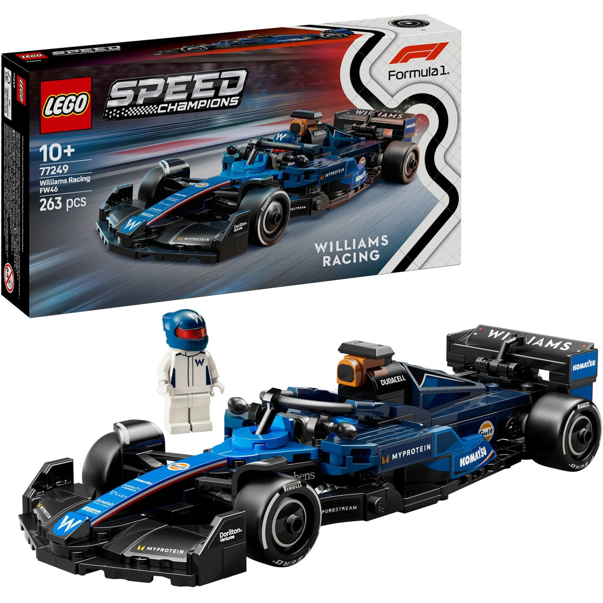 Lego Speed Champions Williams Racing FW46 F1 Rennwagen-Set – 77249