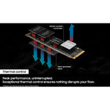 Samsung mz-vap1t0bw 9100 pro pcie® 5.0 nvme™ m.2 SSD – 1 TB, 1 TB, M.2, 14700 MB s