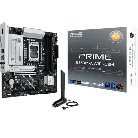 Asus Prime B860M-A WiFi Sockel 1851 Mainboard (RAID, 2,5 GB-LAN, WiFi 6e, BT, Sound, µATX)