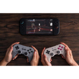 8bitdo pro 3 Bluetooth-Gamepad (hellgrau rot, Switch 1 2, PC, Android, 2,4 GHz Bluetooth USB)