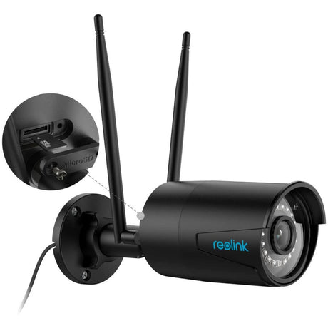 Reolink W320-B – 5 MP Outdoor-Sicherheitskamera, 2,4 5 GHz WLAN, Erkennung von Personen, Fahrzeugen, Tieren, 30 Meter Nachtsicht