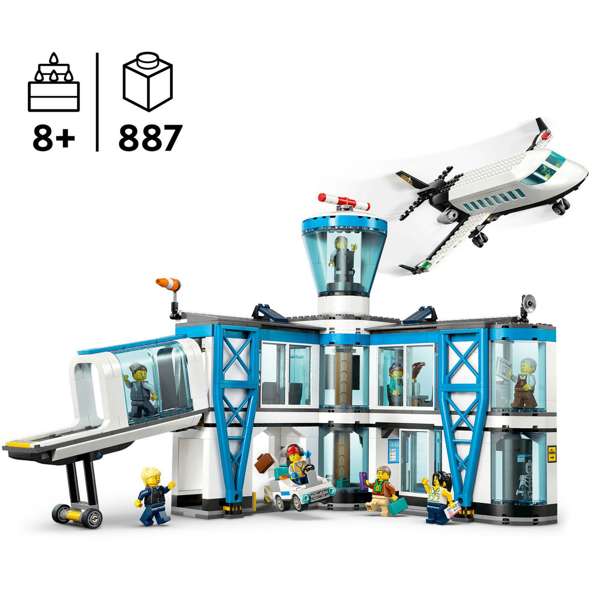 Lego My City 60502 Flughafen mit Flugzeug