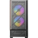 Antec p30 argb midi tower behuizing (zwart houtkleur | 2x usb-a | 1x usb-c | tempered glass)