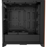 Thermaltake s370 ws midi tower behuizing (zwart | 2x usb-a | 1x usb-c | tempered glass)