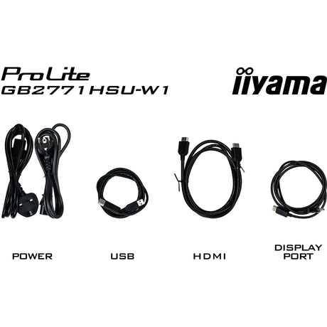Iiyama G-Master Red Eagle GB2771HSU-W1 27 Gaming-Monitor (weiß (matt), 2x HDMI, Display-Port, USB-A, USB-C, 240 Hz)