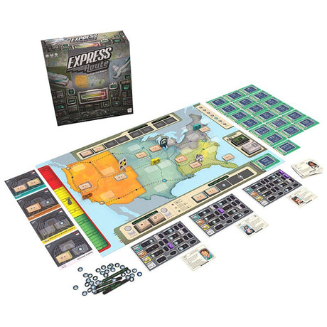 European Player Network Express Route Brettspiel (englisch, 1 - 4 Spieler, 60 Minuten, ab 10 Jahren)