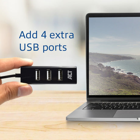 Act USB-Hub ac6205 schwarz