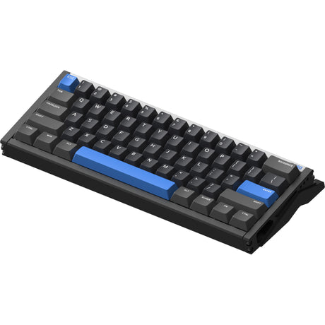 Iqunix EZ60 Magnetschalter-Gaming-He-Tastatur (Schwarz, US-Layout (QWERTY), Gateron Magnetic Jade Gaming, 60 %, RGB, Double Shot PBT-Tastenkappen)