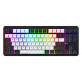 Hator rockfall 3 tkl wireless rgb mechanisch gaming toetsenbord (zwart, us lay-out (qwerty), 80% (tkl), rgb, pbt keycaps, hotswap, 2.4 ghz bluetooth usb-c)