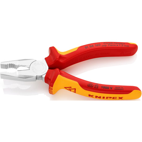 Knipex 01 06 160 Kombizange Chrom Vanadium 160mm VDE