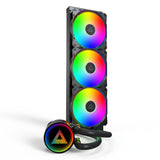 Montech lightflow argb 360 waterkoeling (zwart)