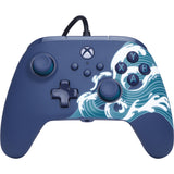 Powera Advantage Controller mit Kabel für die Xbox Series X|s – Water Wave (Azurblau, Xbox Series X|s, Xbox One, PC)