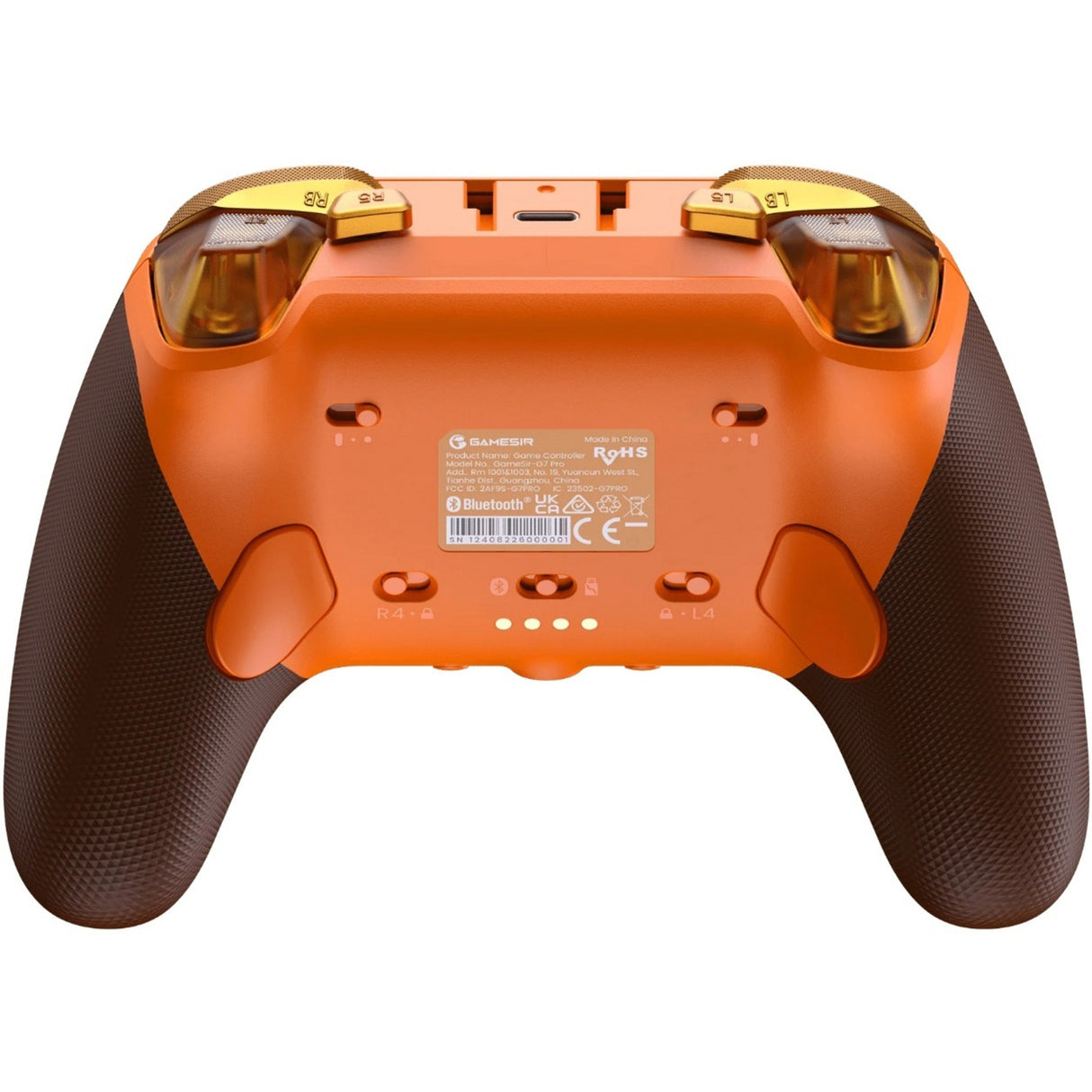 Gamesir g7 pro he tri-mode wireless controller - amber flame (oranje, usb 2,4 ghz bluetooth, xbox series x|s, xbox one, pc, android)