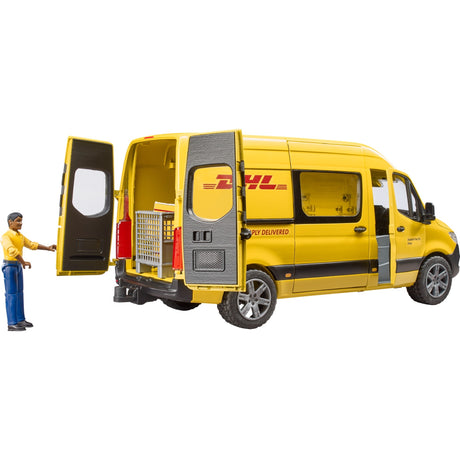 Bruder MB Sprinter DHL mit Fahrer Modellfahrzeug (02671)