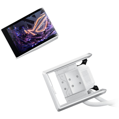 Asus rog ryuo iv 360 argb white edition waterkoeling (wit)