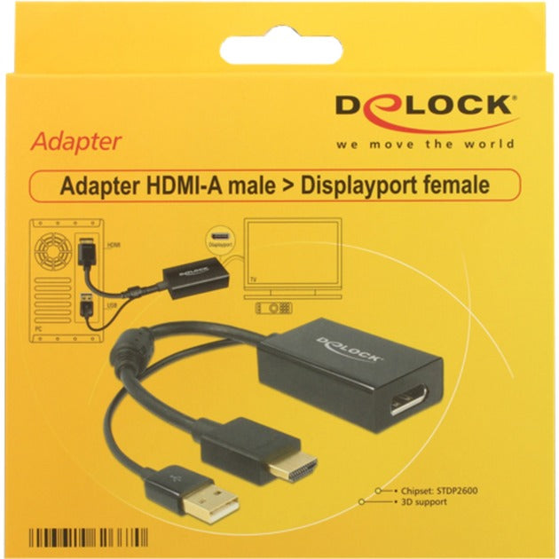 Delock Delock -Adapter HDMI -> DisplayPort 1.2