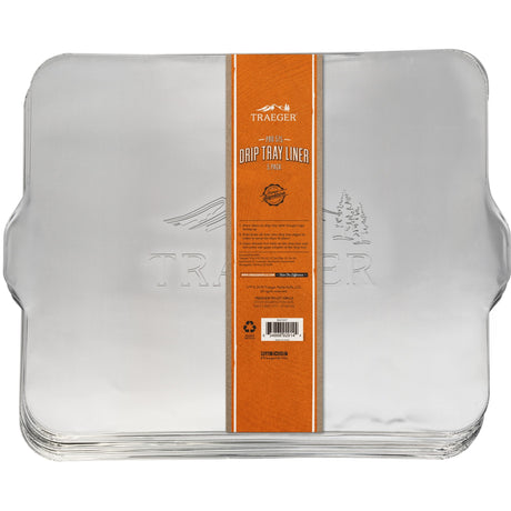 Traeger Fettabtropfschutzfolie für Pro 575 Abtropfschale (Silber, 5 Stück)
