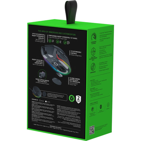 Razer Basilisk V3 35K Gaming-Maus (schwarz, 35000 dpi, Chroma RGB)