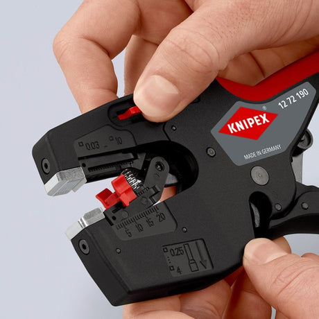 Knipex Nexstrip Abisolierzange (schwarz rot)