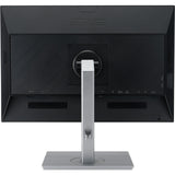 Asus proart display pa248cnv 24 monitor (zwart zilver, 75 hz, hdmi, displayport, usb, lan, audio)