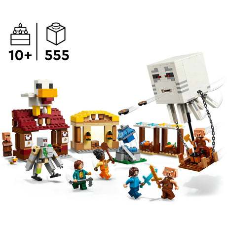 Lego Minecraft: Der schreckliche Ballonangriff auf das Dorf – 21273