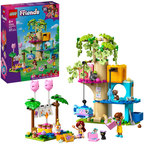 Lego Friends 42666 Katzengeburtstagsparty und Baumhaus