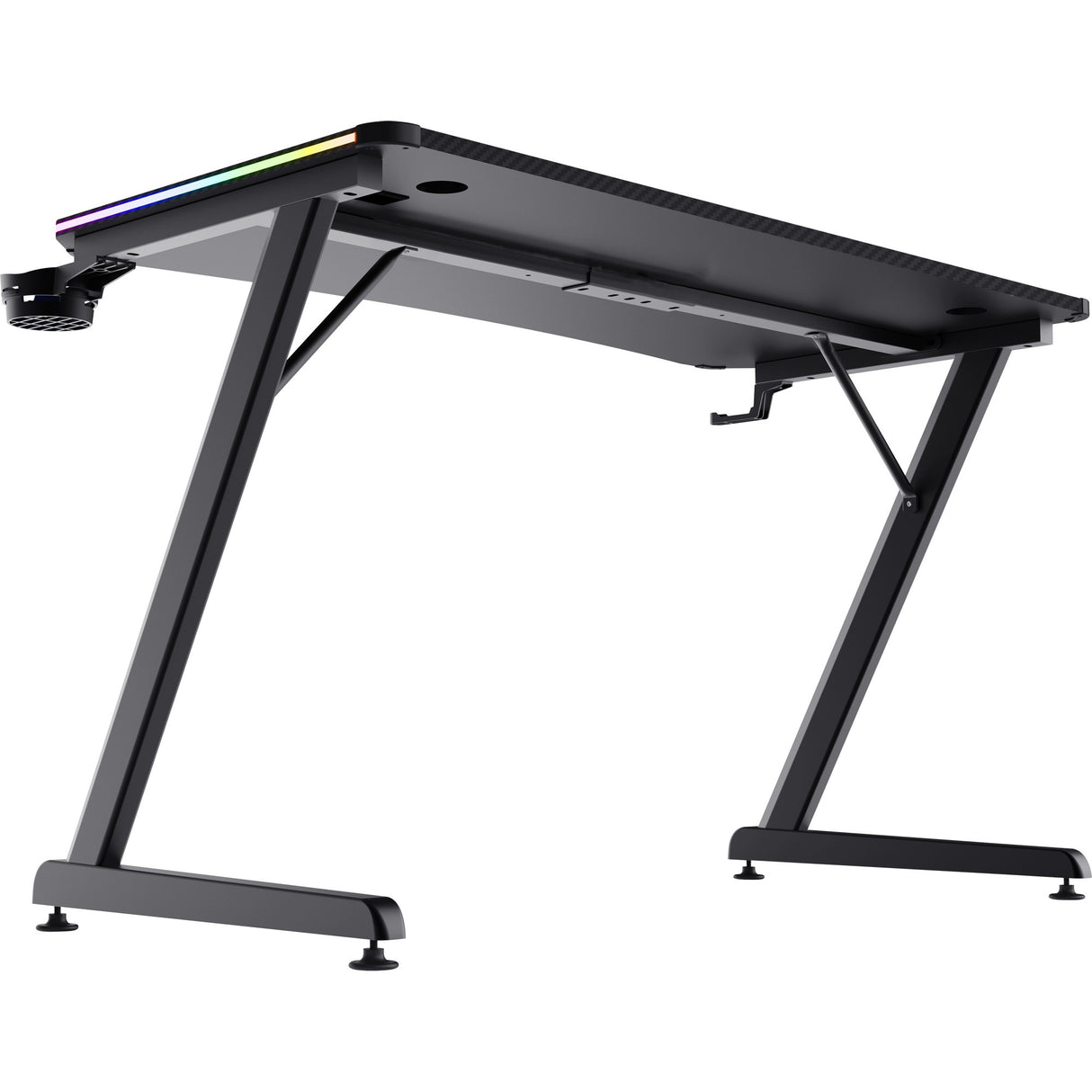 Vertrauen Sie dem GXT 709 Luminus RGB-Gaming-Schreibtisch