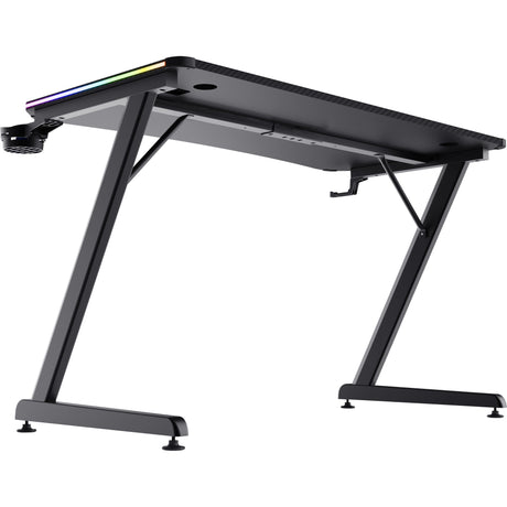 Vertrauen Sie dem GXT 709 Luminus RGB-Gaming-Schreibtisch