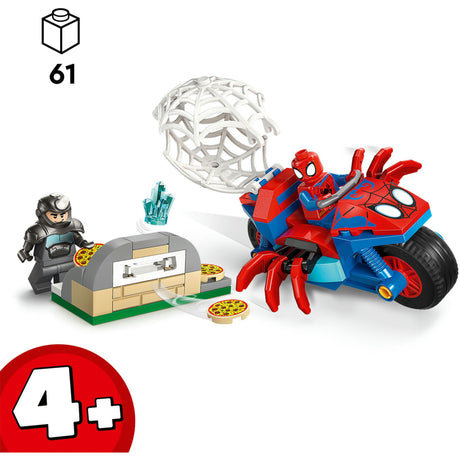 Lego Marvel – Spidey auf seinem Motorrad vs. Nashorn – Konstruktionsspielzeug (11206)