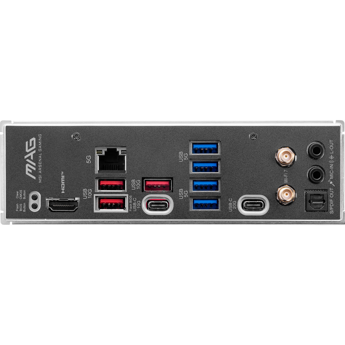 Msi mag b850m mortar wifi socket am5 moederbord (zwart, raid, 5 gb-lan, wlan, bt, sound, atx)