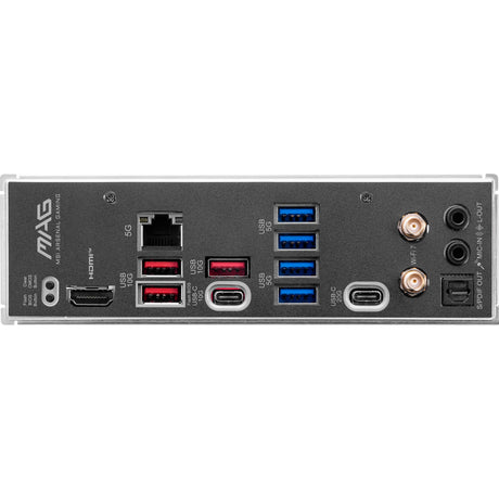 Msi mag b850m mortar wifi socket am5 moederbord (zwart, raid, 5 gb-lan, wlan, bt, sound, atx)