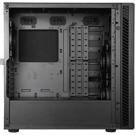 Silverstone Seta Q1 Midi-Tower-Gehäuse (schwarz | 2x USB-A | 1x USB-C)