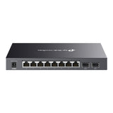 Tp-link omada sg2210p 10-poorts gigabit smart switch (zwart, 8x poe+, 2x gigabit sfp)