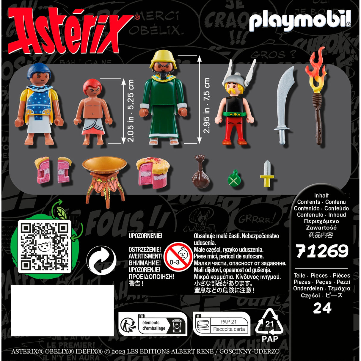 Playmobil Asterix – der vergiftete Kuchen von Plurkis Konstruktionsspielzeug (71269)