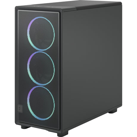 Fractal Design Epoch XL TG RGB Midi-Tower-Gehäuse (schwarz | 2x USB-A | 1x USB-C | RGB | gehärtetes Glas)