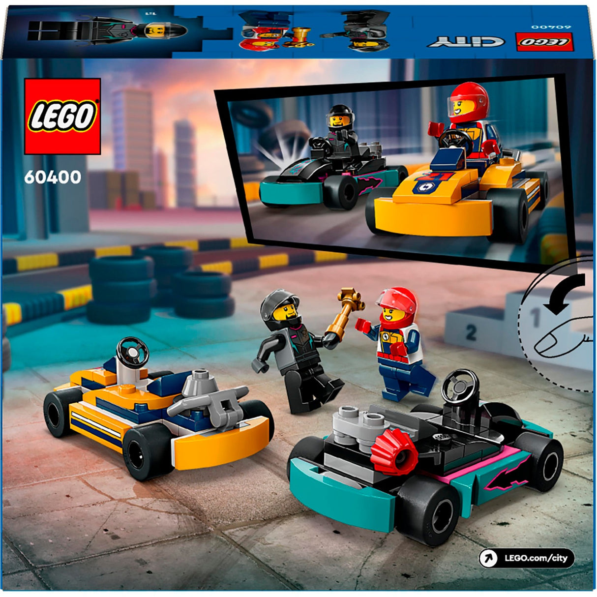 Lego Lego City 60400 Karts und Rennfahrer