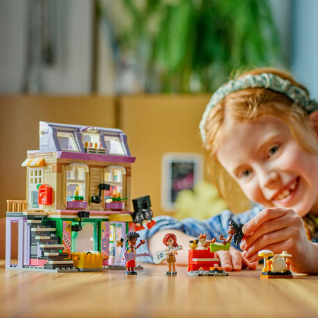 Lego Friends Musikladen und Wohnbausatz für Kinder – 42653