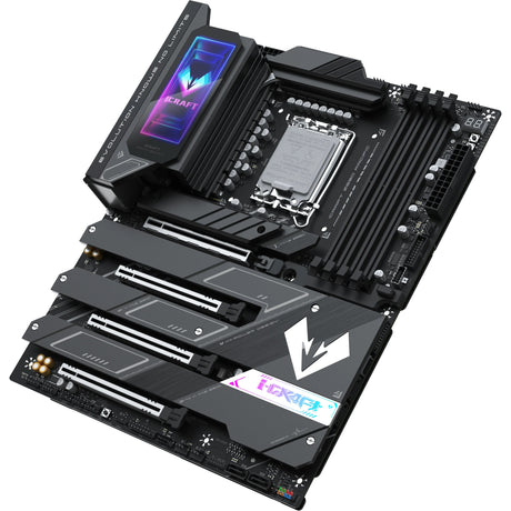 Maxsun ms-icraft z890 pacific socket 1851 moederbord (zwart, raid, 2.5 gb-lan, wlan, bt, sound, atx)