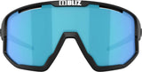 Bliz Fusion Smoke mit blauer Multi-Sportbrille