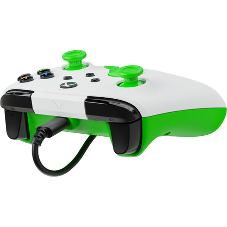 Turtle beach rematch core bedrade controller (wit groen, xbox serie x|s, xbox one, pc)