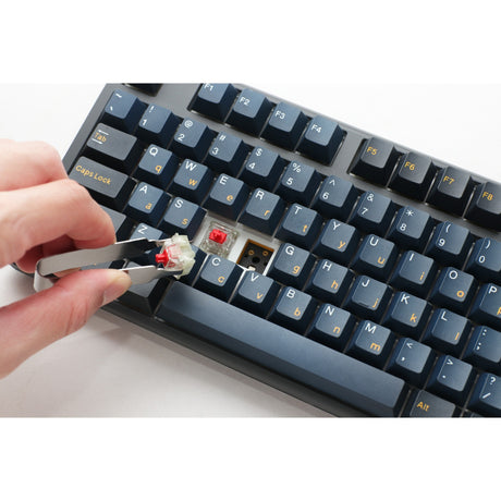 Ducky One 3 Pro, Gaming-Tastatur (Schwarz, US-Layout, Cherry MX2A Speed Silver, RGB-LED, Double-Shot PBT, Quack-Mechanik, Hot-Swap)